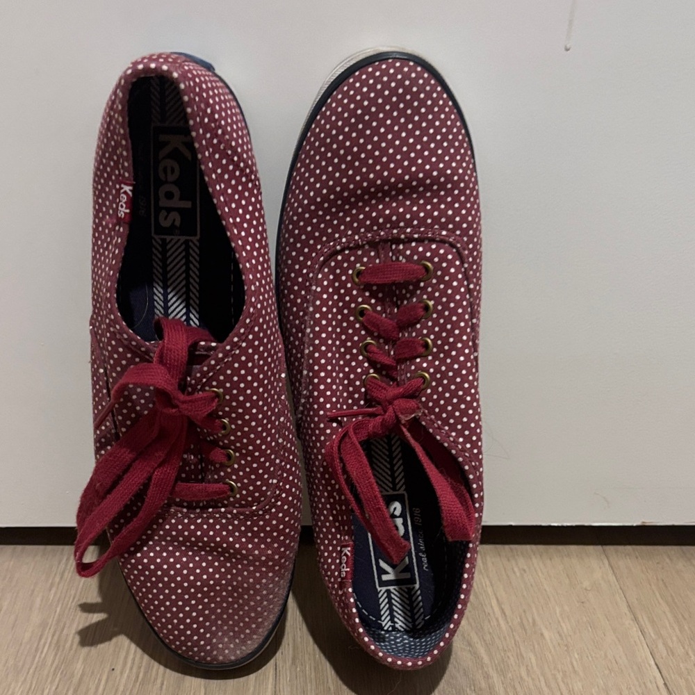 Keds Women's Red Polka Dot Sneakers